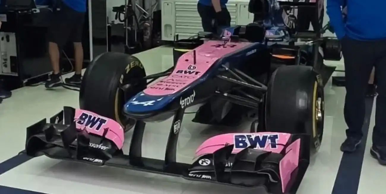 El Alpine de Franco listo para rodar en Buenos Aires