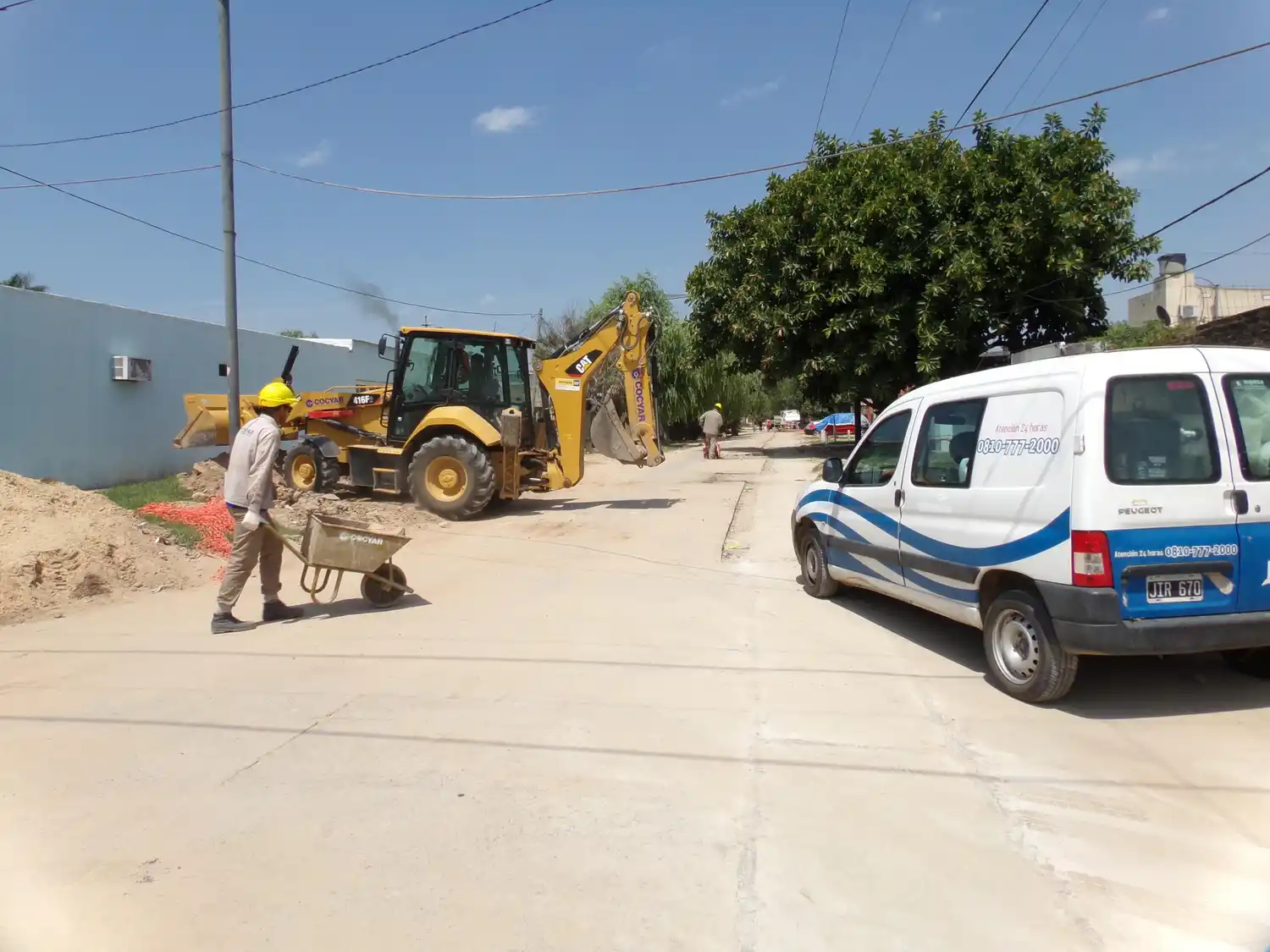 ASSA realiza mejoras en la red cloacal del barrio Centenario