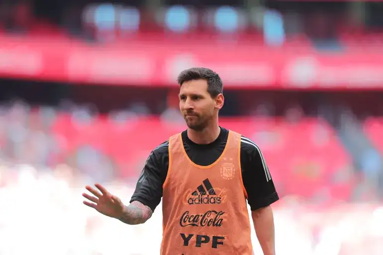 Argentina entrenó en el estadio San Mamés de España