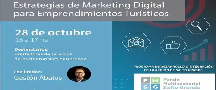 La Secretaría de Turismo  capacita a prestadores  a través del Fondo  Multisectorial Salto Grande