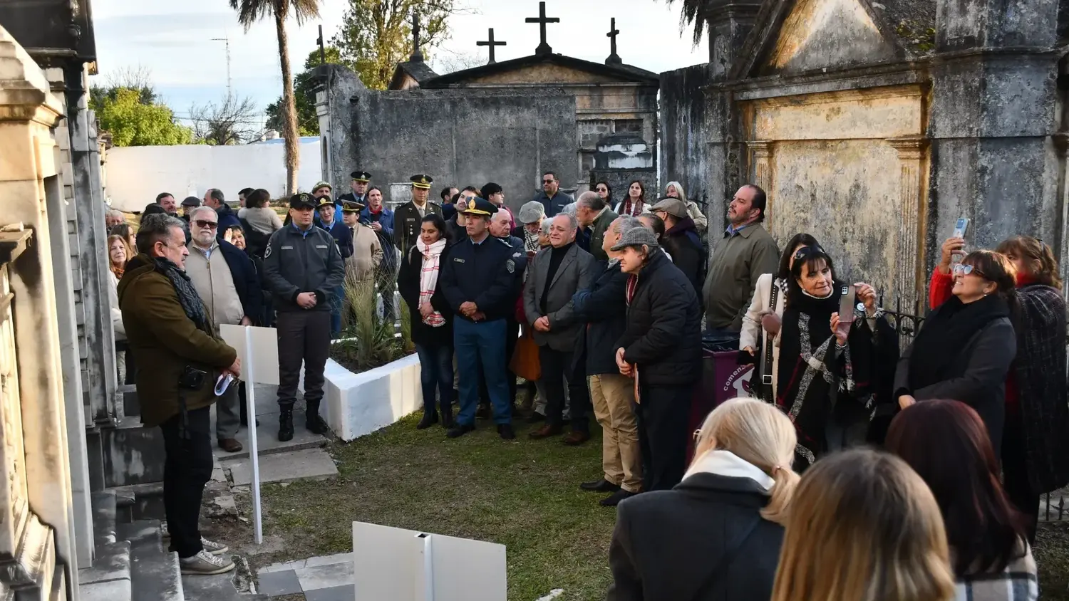 Concordia puso en valor el Cementerio de los Fundadores e inauguró el museo a cielo abierto
