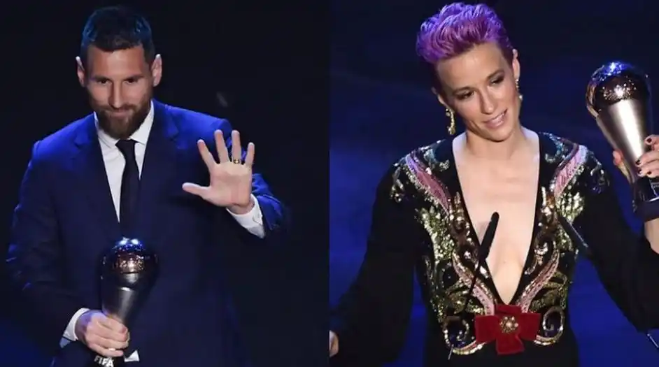 Lionel Messi y Megan Rapinoe son The Best of FIFA 2019