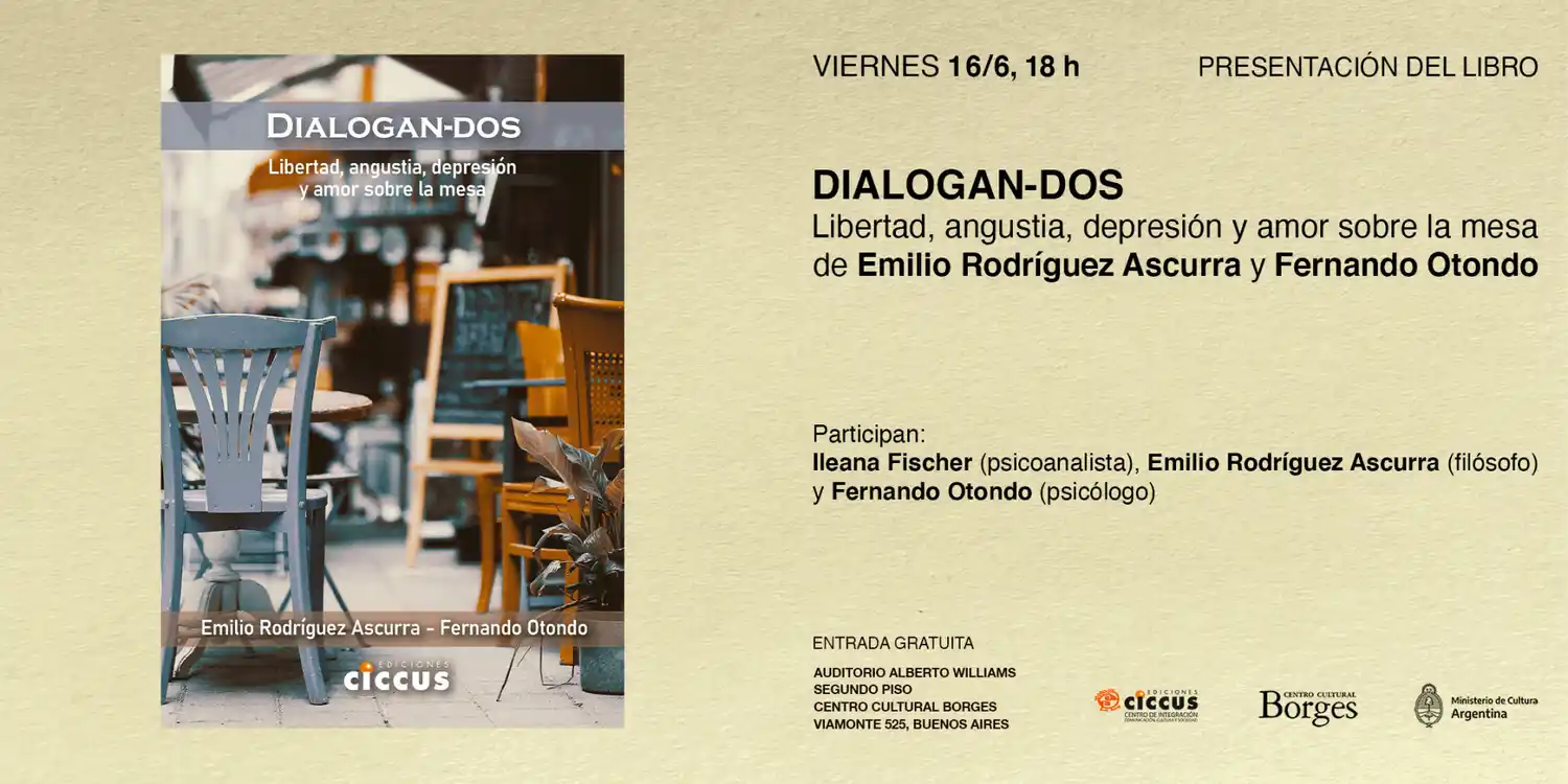 El próximo viernes se realizará la presentación de libro “Dialogan-dos” en la Vieja Estación