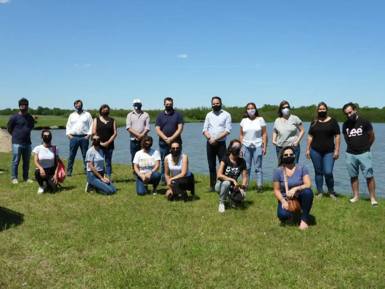 Funcionarios de la ciudad y de Larroque visitaron el Paso El Corralito