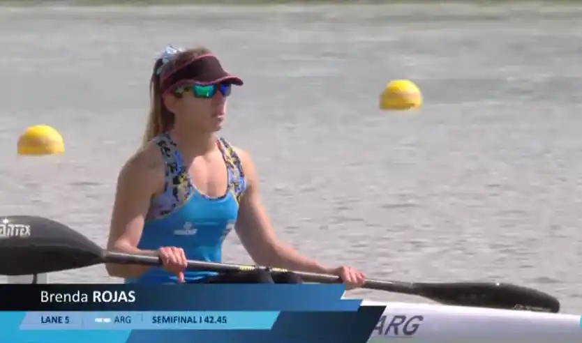 Copa del Mundo de Hungría: Brenda Rojas terminó su participación con un quinto puesto en la final C de K1 200 metros