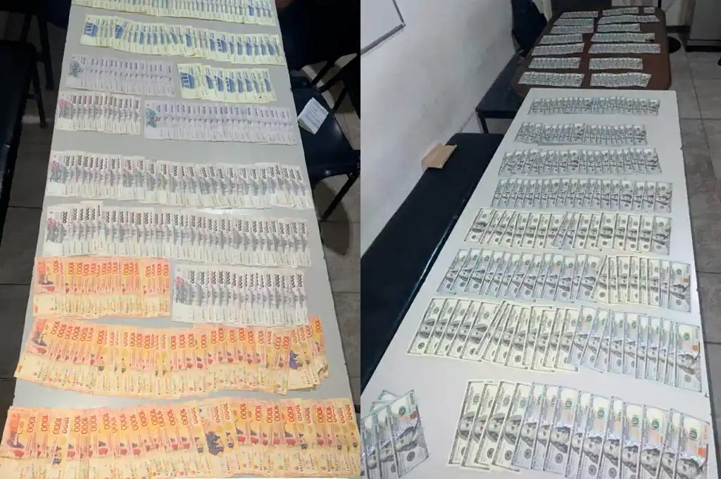 Secuestraron cerca de 32 mil dólares y más de dos millones de pesos en un control sobre la Ruta 34