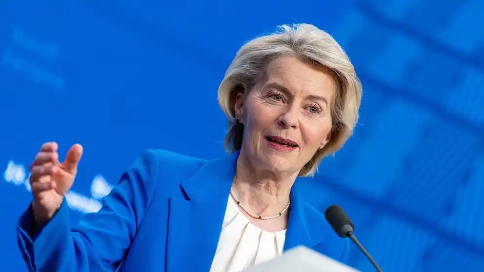 Ursula von der Leyen, presidenta de la Comisión Europea.