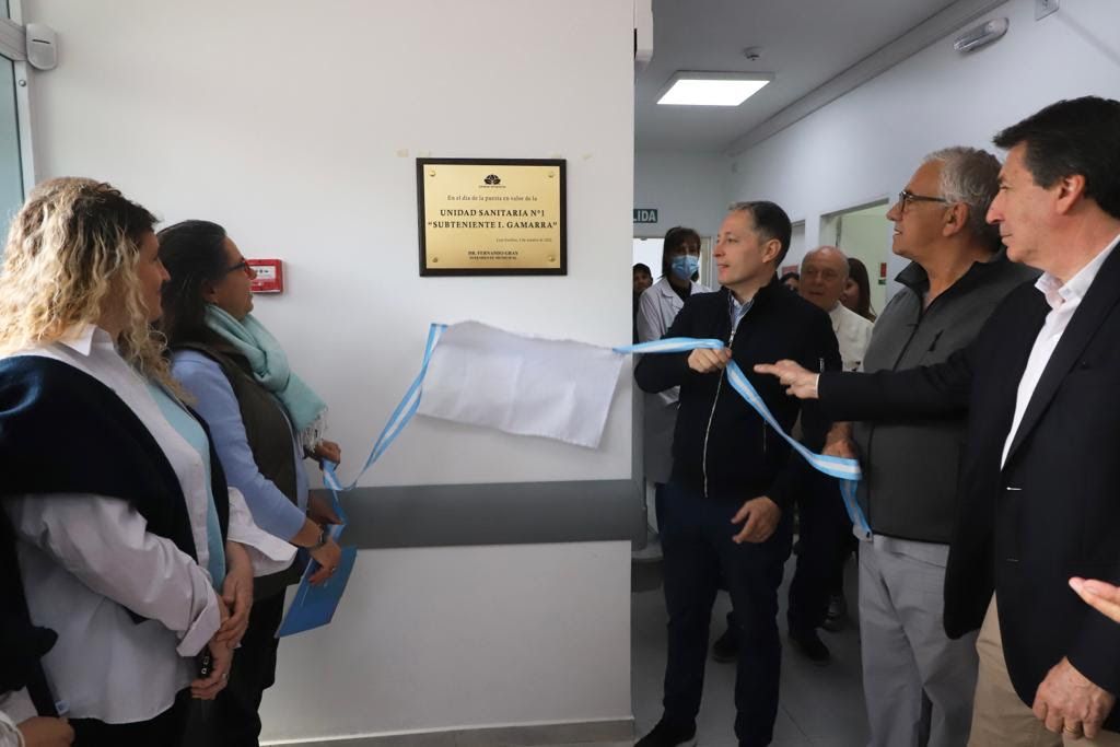 Gray inauguró la ampliación de una unidad sanitaria con consultorios clínicos, de odontología, ginecología y nutrición