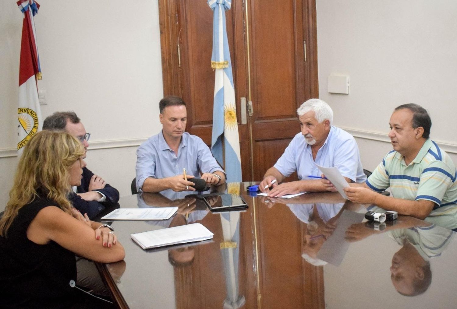 Firma de convenio en Santa Fe. Foto: Gobierno de Santa Fe