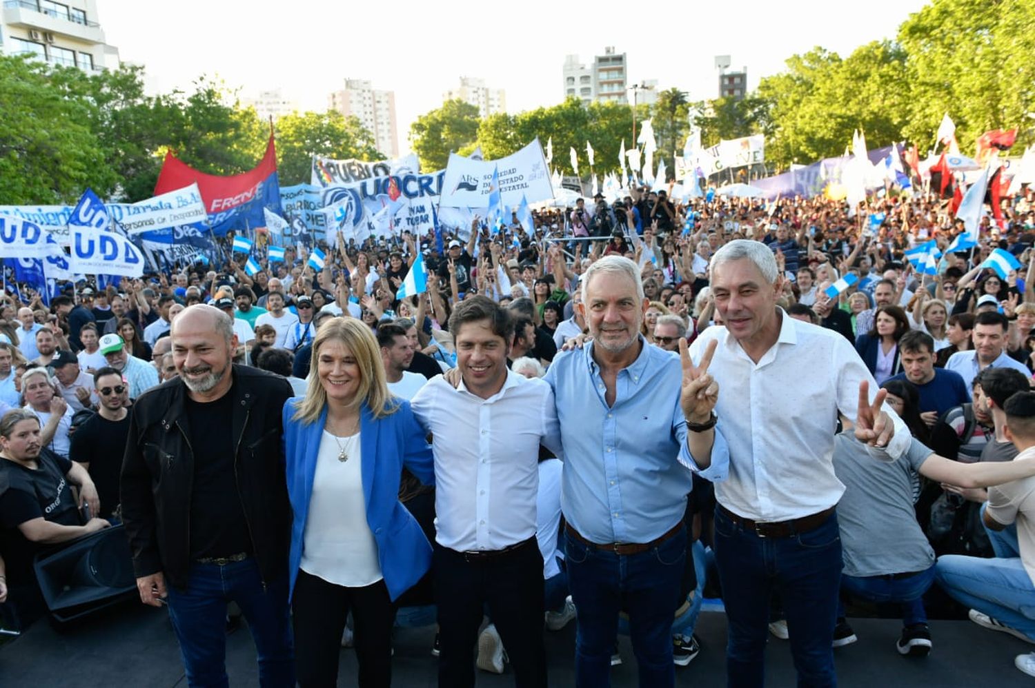 Julio Alak en el acto en La Plata