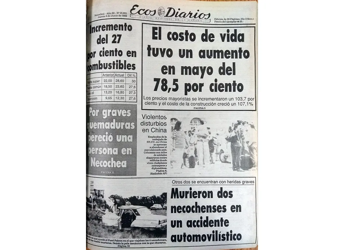 Jueves 8 de junio de 1989