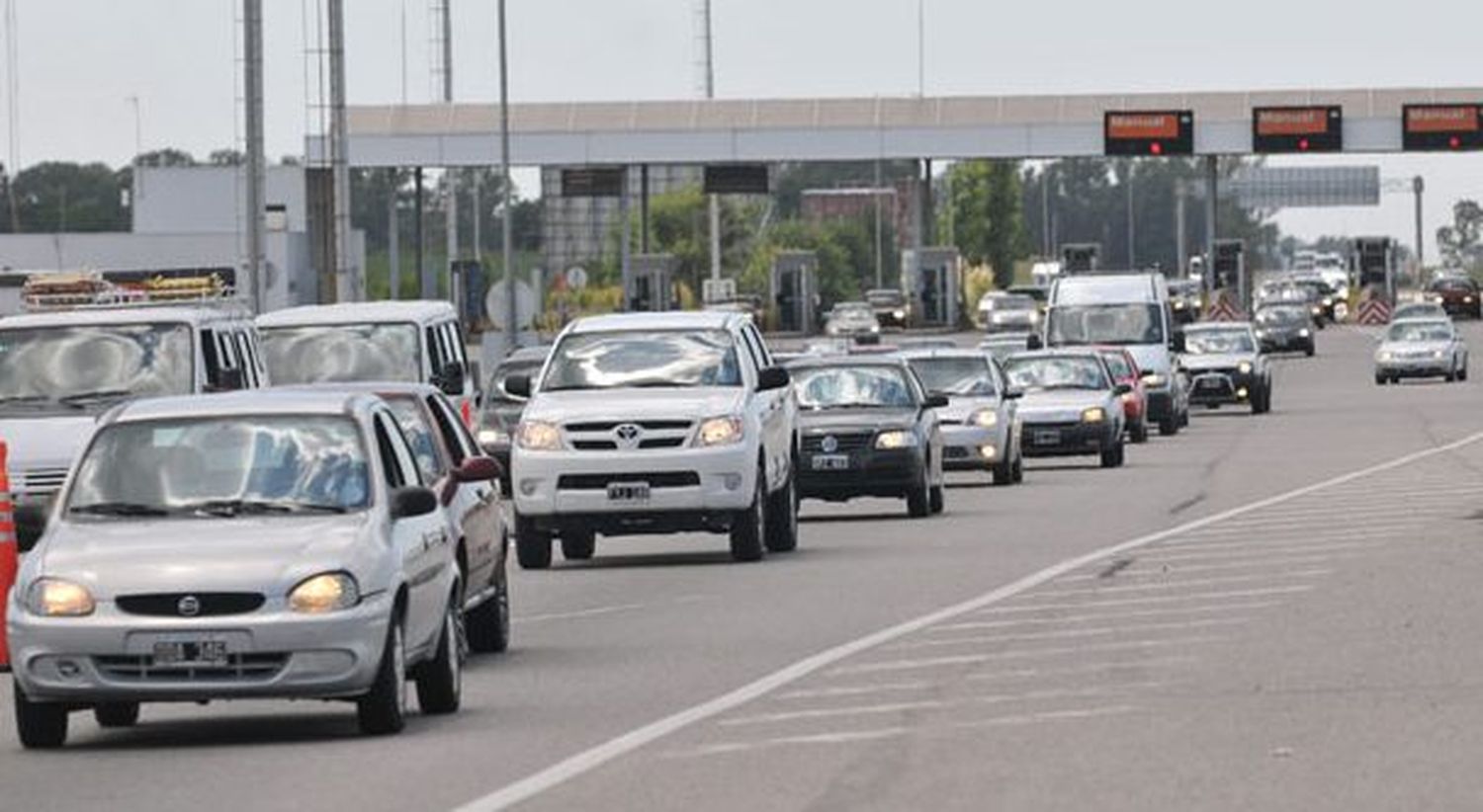Por el cambio de quincena, hay restricción para los camiones en las rutas