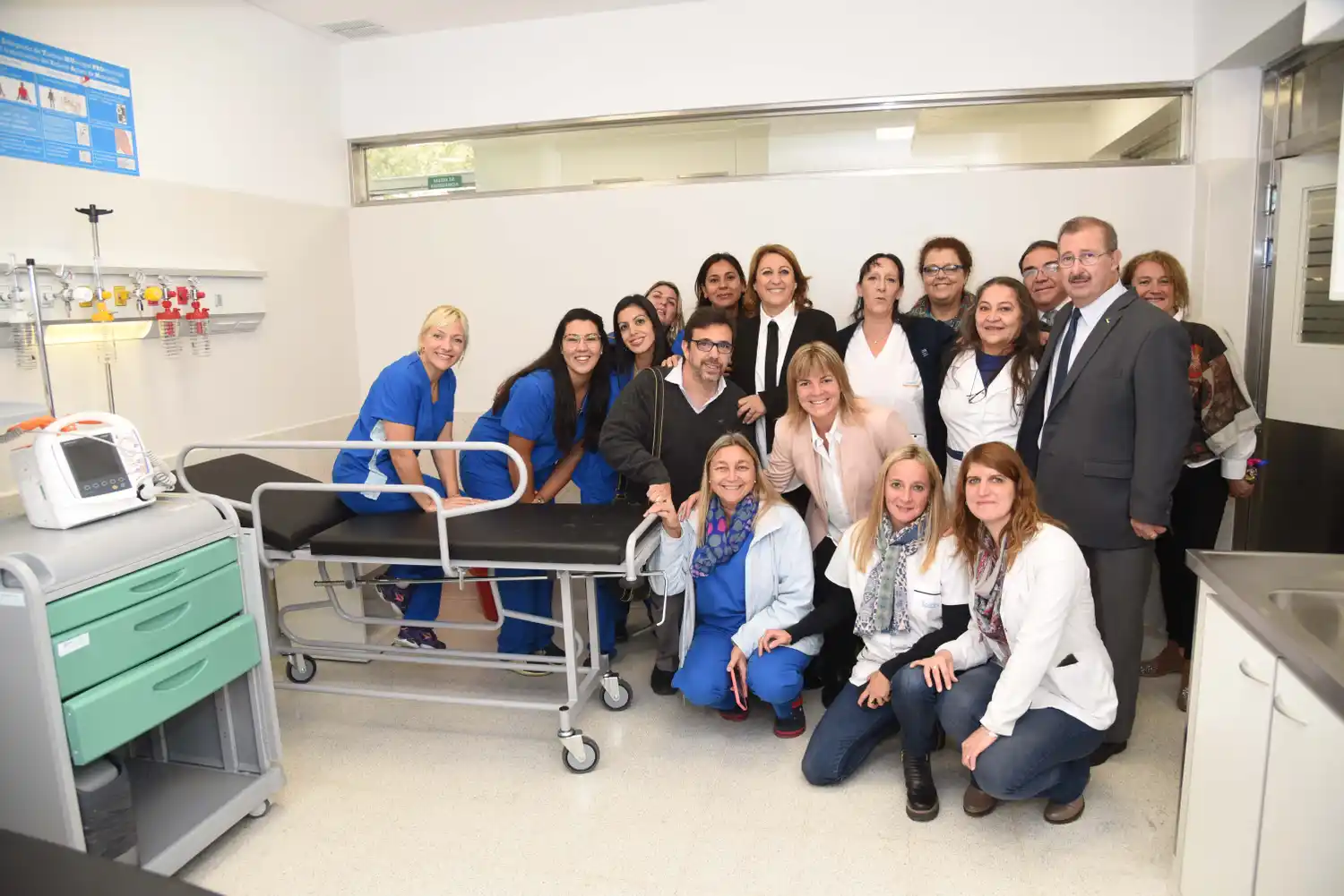 Fein inauguró la nueva guardia del Hospital Carrasco
