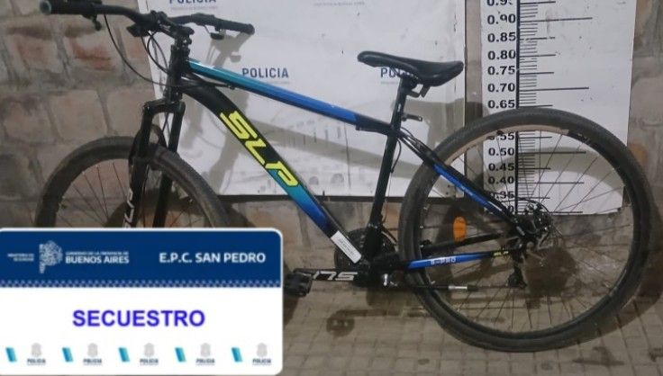 La bicicleta fue restituida a su propietario.
