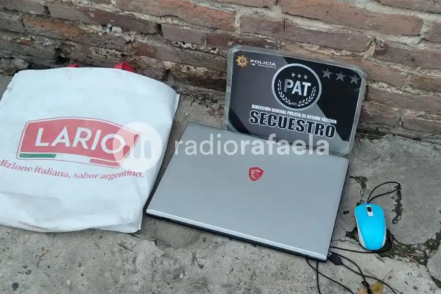¡Atrapan a ladrón en plena huida en la ciudad de Rafaela!