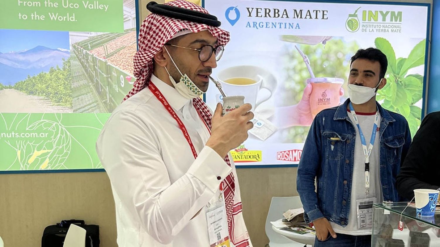 La yerba mate argentina participa en una feria de Dubai con miras a conquistar Medio Oriente