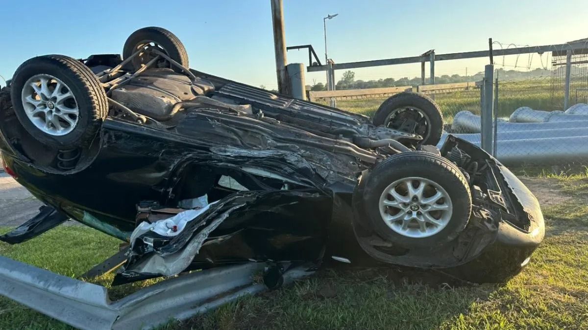 Así quedó el vehículo tras el siniestro