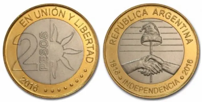 La moneda de 2 pesos que distribuirá el Banco Central 