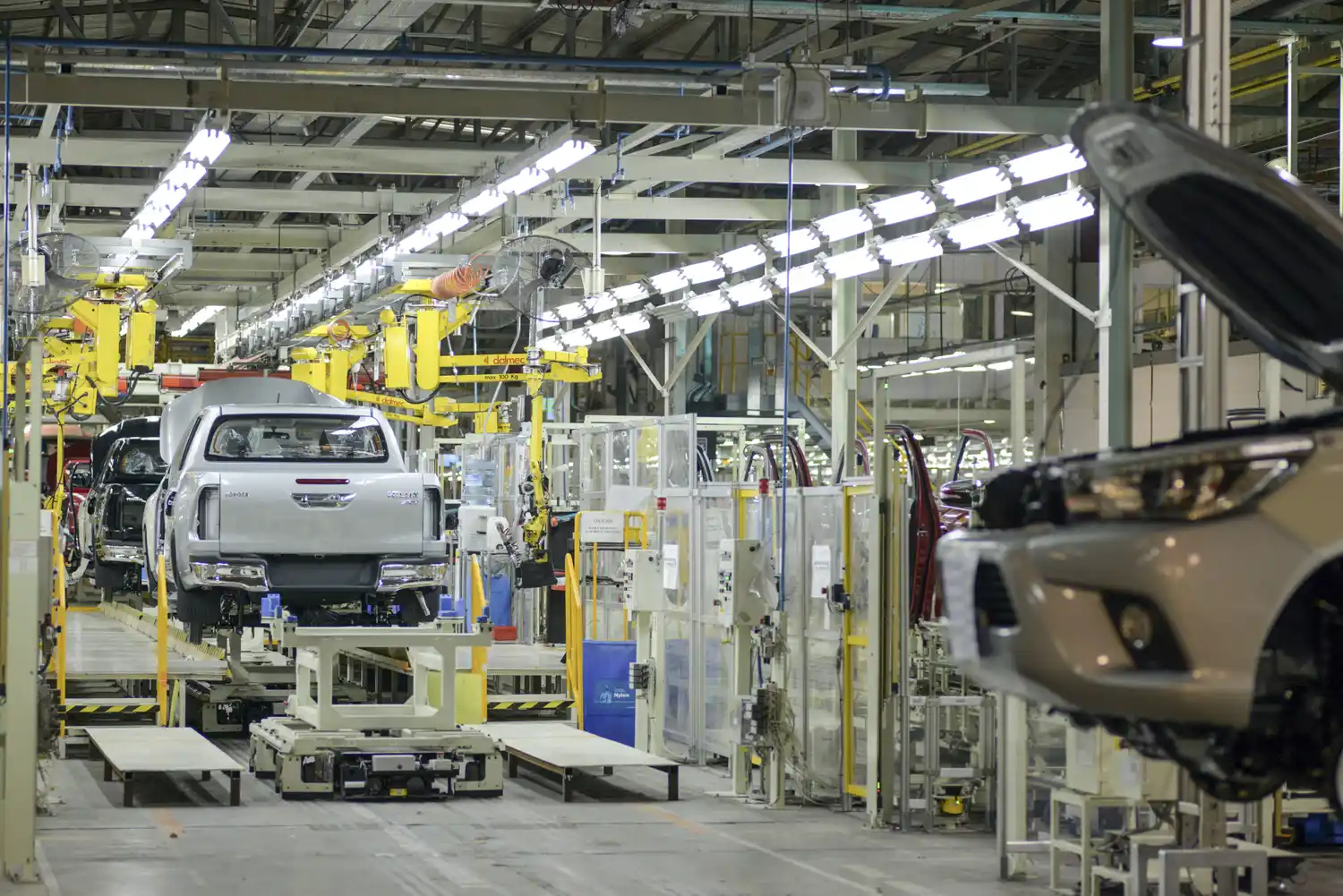 El uso de la capacidad industrial subió hasta el 68,9 por ciento en noviembre