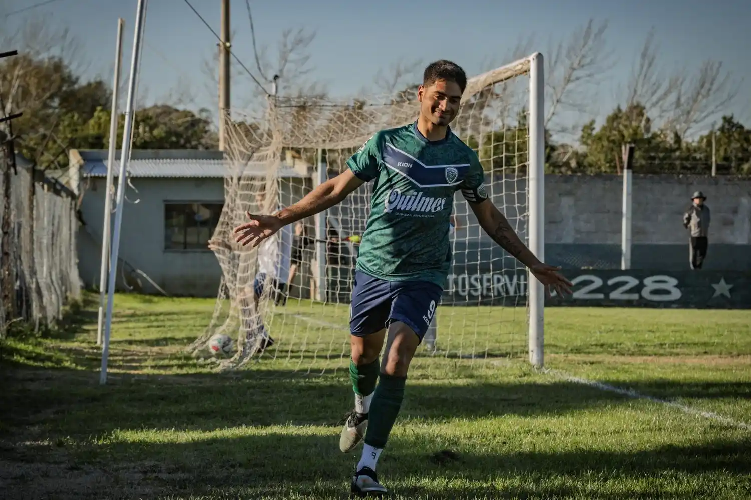 Franco Gutiérrez durante los festejos: "Queremos darle una estrella más al club"