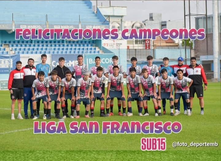 Los pibes de la liga local se consagraron campeones en Río Cuarto.