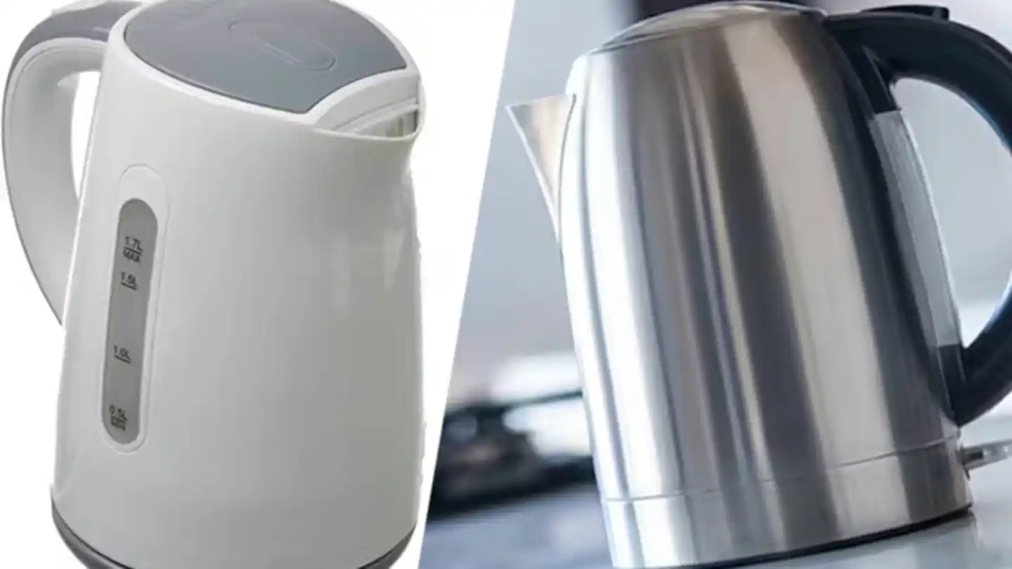 Plástico o acero inoxidable, el dilema de las pavas eléctricas.