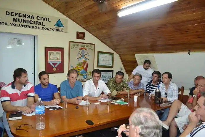Bordet encabezó un nuevo encuentro con el Comité de Crisis en Concordia