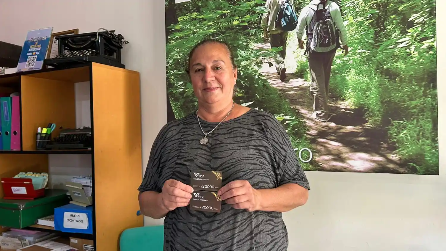 Graciela Muñoz - ganadora del concurso del Día de la Madre