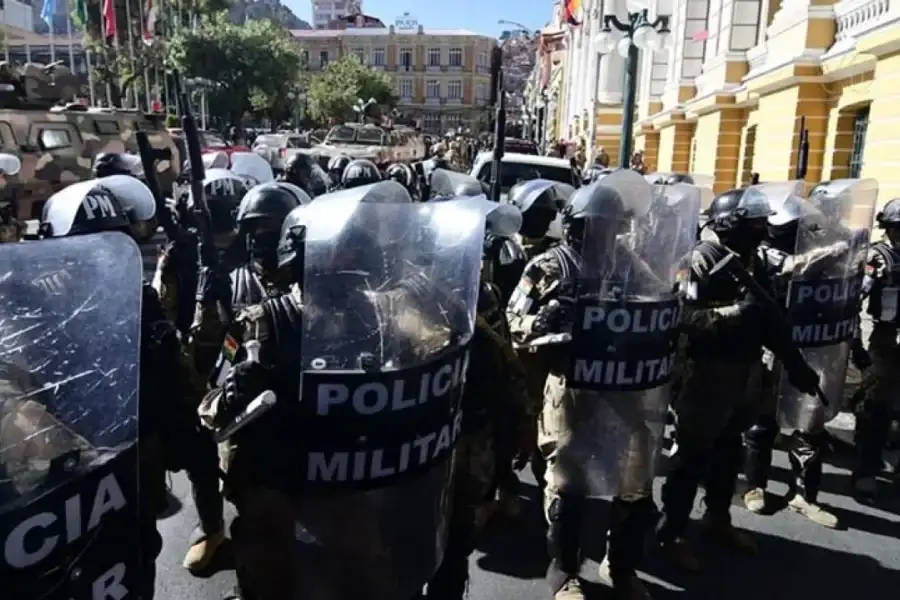 Intento de golpe en Bolivia