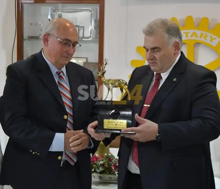 Distinción rotaria: Venadito de Oro para Rodolfo Rossi