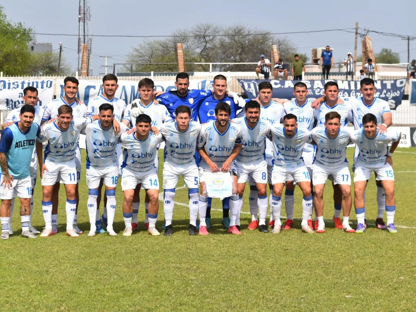 La Crema ya esta instalada en Bahía Blanca para su juego del domingo a las 15:30 ante Olimpo.Foto:Prensa AR