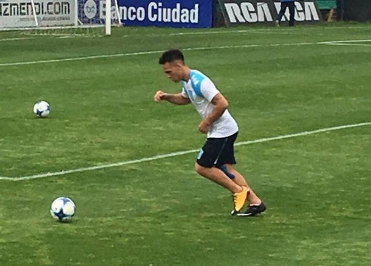 Lautaro jugó media hora y viajaría para la ida en Paraguay