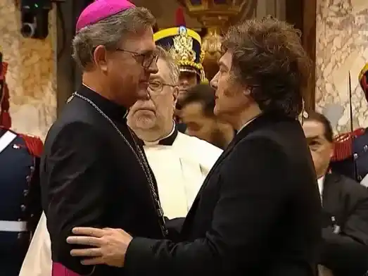 Fuerte mensaje de García Cuerva frente a Javier Milei en el Tedeum: “No se construye desde la guerra entre nosotros”