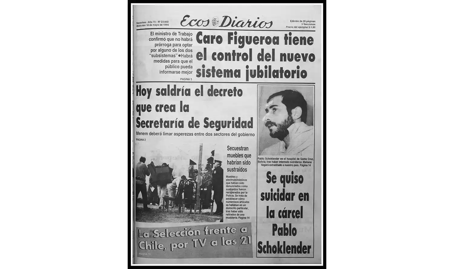 Miércoles 18 mayo de 1994