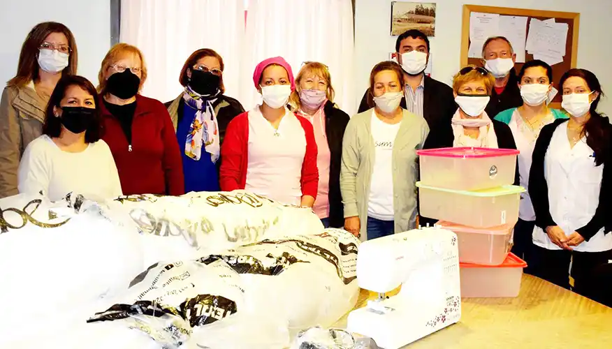 Importante donación de material para el hospital de San Cayetano