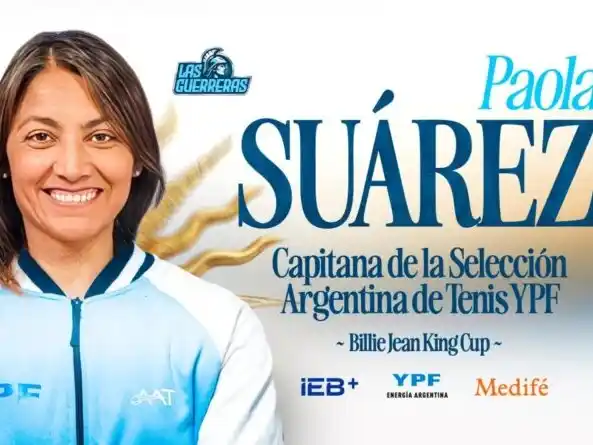 Paola Suárez, la nuevo capitana del equipo argentino femenino.Foto:AAT