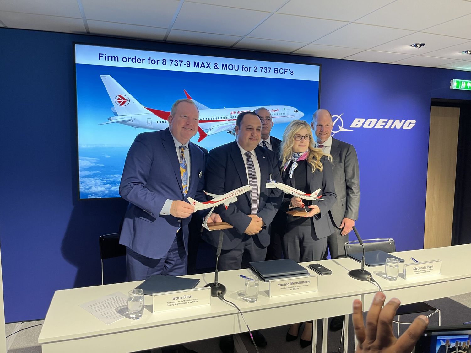 Paris Air Show 2023: Air Algérie encarga ocho Boeing 737 MAX 9