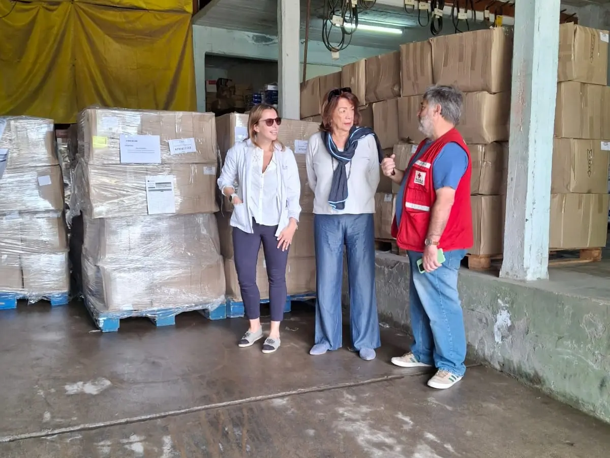 Donación de Cruz Roja