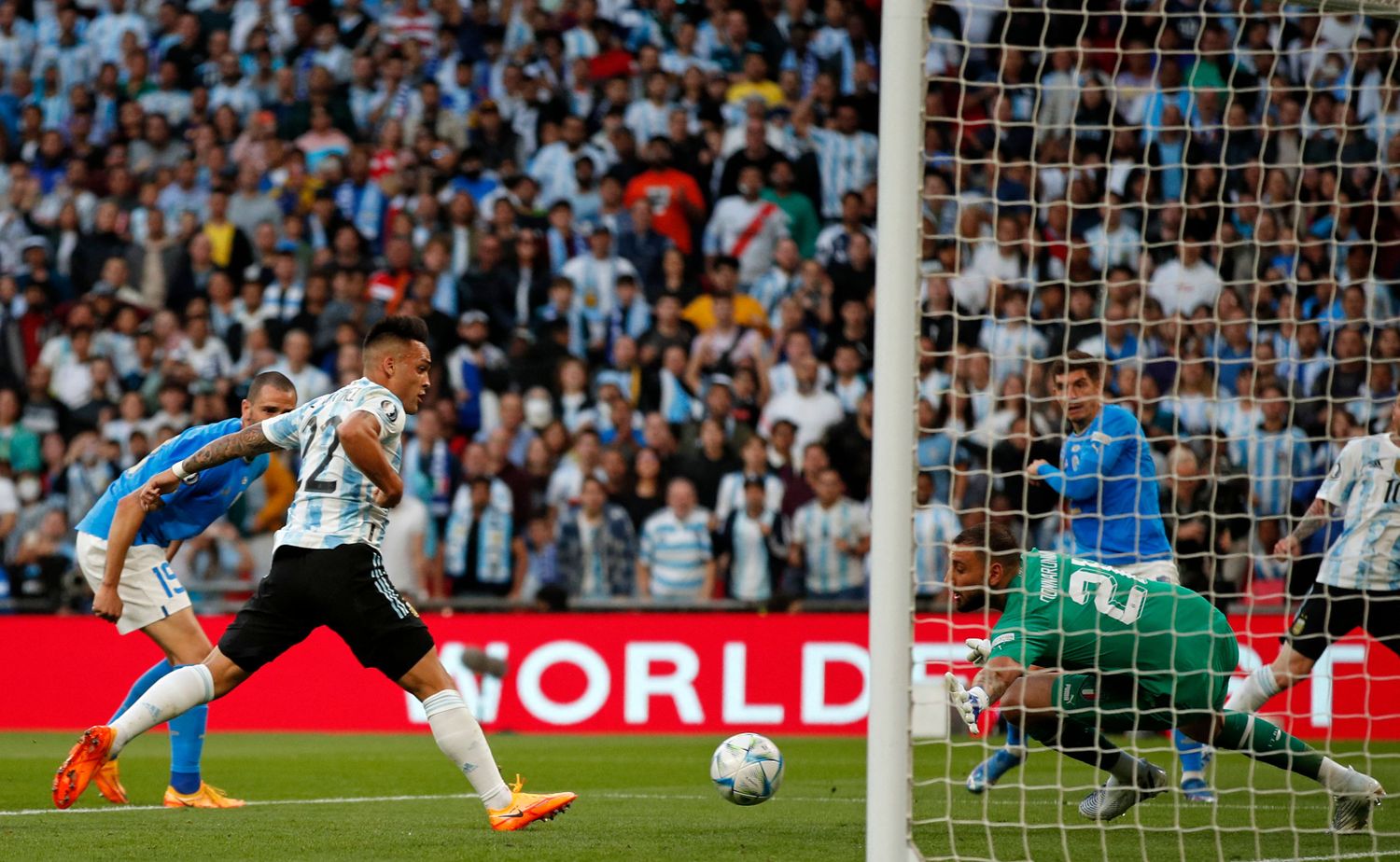 Argentina ganó 3-0 la Finalissima a Italia: Los goles de Lautaro Martínez, Di Maria y Dybala