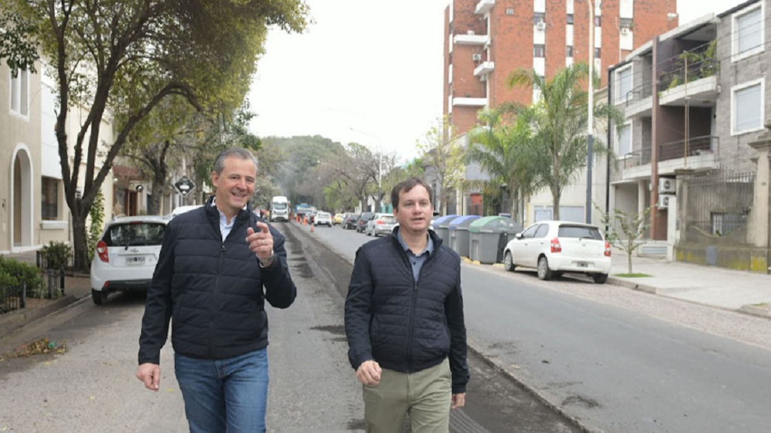 El intendente Adán Bahl recorrió el avance de las tareas