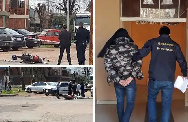 La Policía localizó y detuvo al joven que chocó a un motociclista y lo abandonó