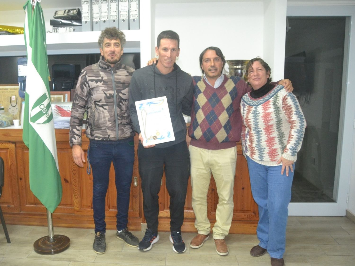 Pablo Denoni, José Lazo, Juan Solari y Viviana Alessandri.