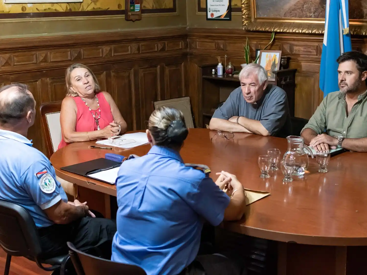 Las autoridades de las respectivas instituciones realizaron la firma de convenio.