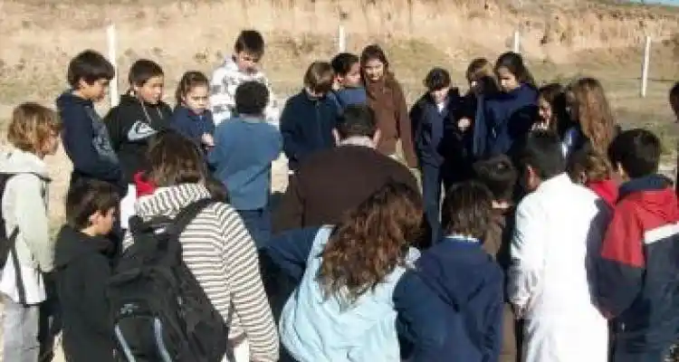 Visita a la reserva paleontológica