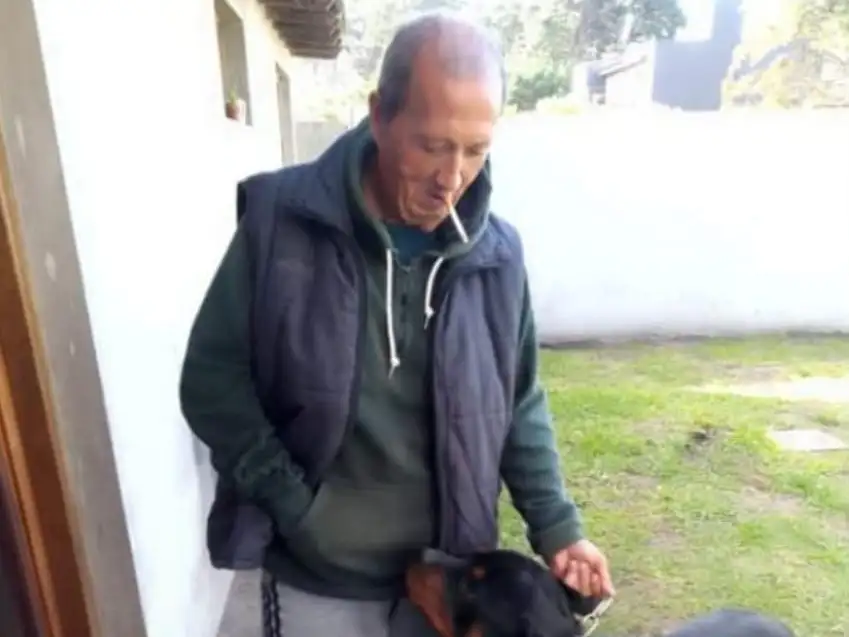El hombre, que padecía una discapacidad motriz a raíz de un ACV.