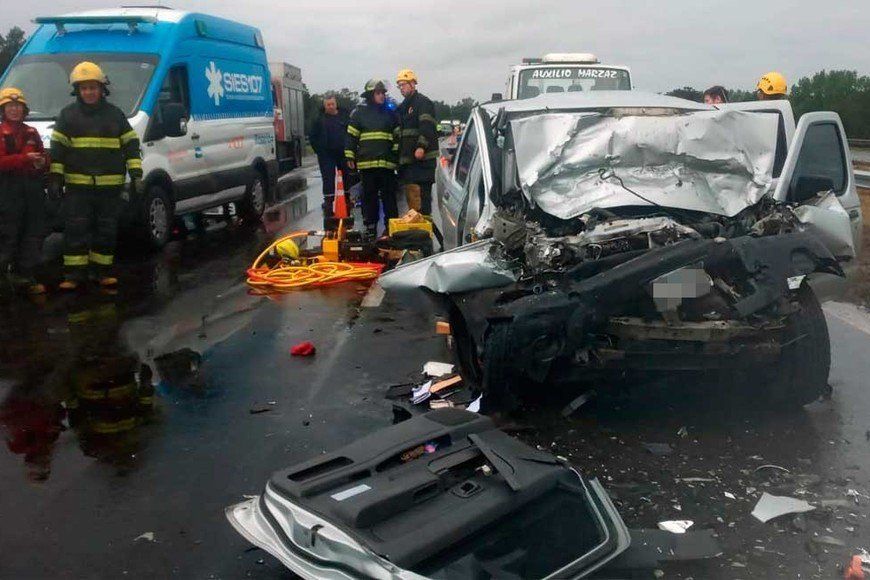 Accidente fatal en la autopista Santa Fe – Rosario: murió un hombre