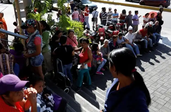 Desesperación en los supermercados de Venezuela