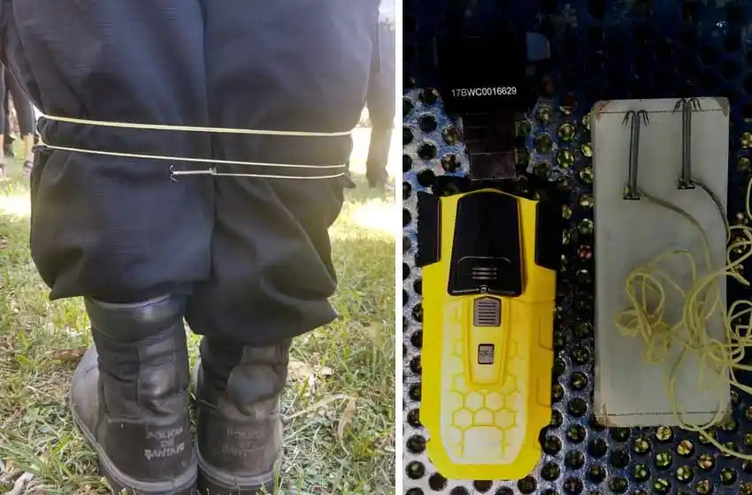 La provincia evalúa implementar «boleadoras electrónicas» para las fuerzas de seguridad