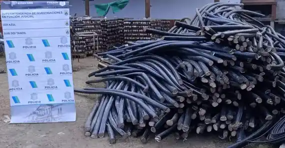 Robo de cables: la Comisión de Seguridad tratará los proyectos de ordenanza