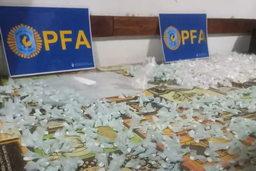 Narcomenudeo: Policía Federal detuvo a 10 personas y secuestró gran cantidad de drogas en Rosario